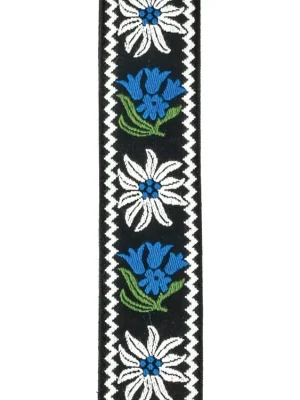 Top Prodej D'Addario Woven Guitar Strap, Peace Love, Black and Blue
