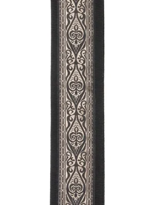 D'Addario Woven Guitar Strap, Brown Jaquard Design Vrácení Zdarma