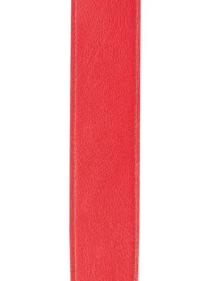 Cenově Výhodný D'Addario Slim Garment Leather Guitar Strap, Red