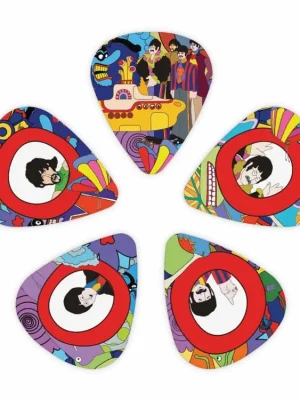 D'Addario Yellow Submarine 50th Anniversary Light Gauge Guitar Picks Akce