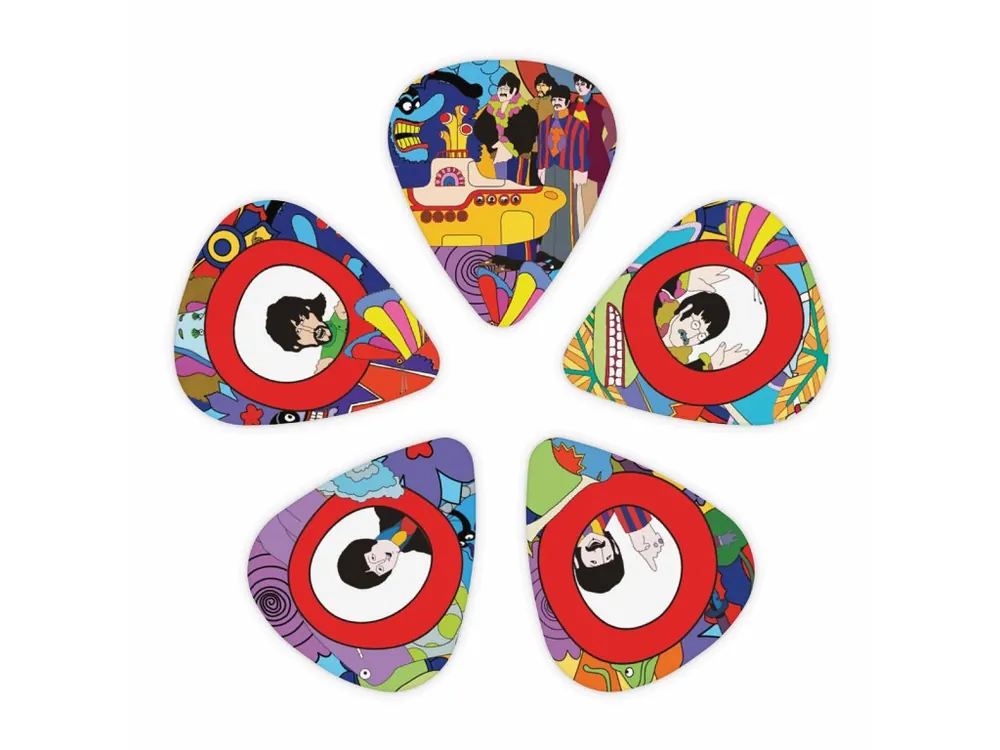 D'Addario Yellow Submarine 50th Anniversary Light Gauge Guitar Picks Akce