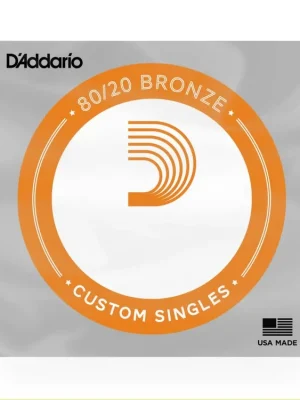 Poslední Šance D'Addario BW023 Bronze Wound Acoustic Guitar Single String, .023