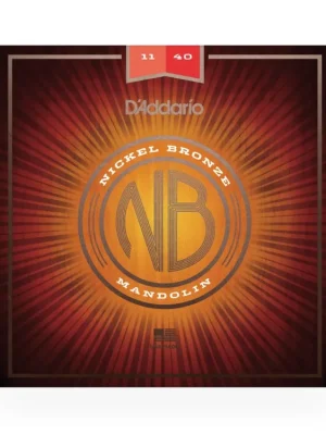 Odeslání Ihned D'Addario NBM1140 Nickel Bronze Mandolin Strings, Medium, 11-40