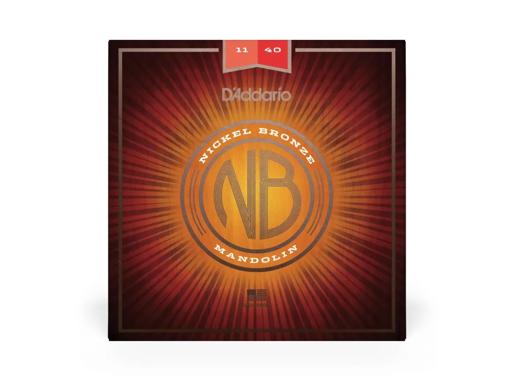 Odeslání Ihned D'Addario NBM1140 Nickel Bronze Mandolin Strings, Medium, 11-40