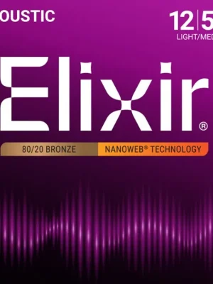 Struny pro akustickou kytaru Elixir 11077 12-56 Cenová Bomba