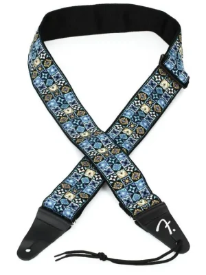 Kytarový popruh Fender Festival Strap modrý Výprodej