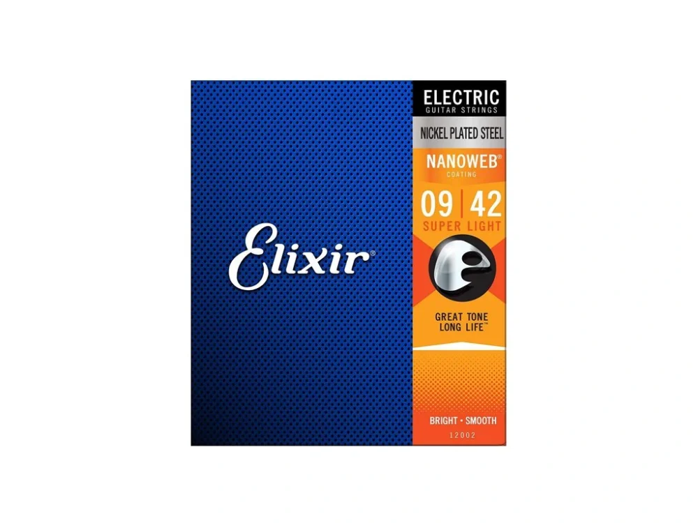 Struny na elektrickou kytaru ELIXIR NanoWeb 12002 Omezená Nabídka