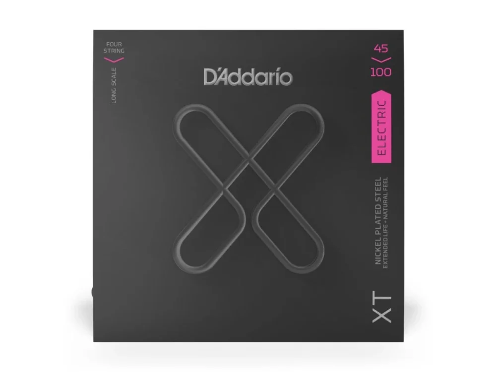D'Addario XTB45100 XT Bass Nickel Plated Steel, Regular Light, Long Scale, 45-100 Cenově Výhodný