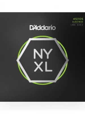 Nejlepší Volba D'Addario NYXL45105 Nickel Wound Bass Guitar Strings, Light Top / Med Bottom, 45-105, Long Scale