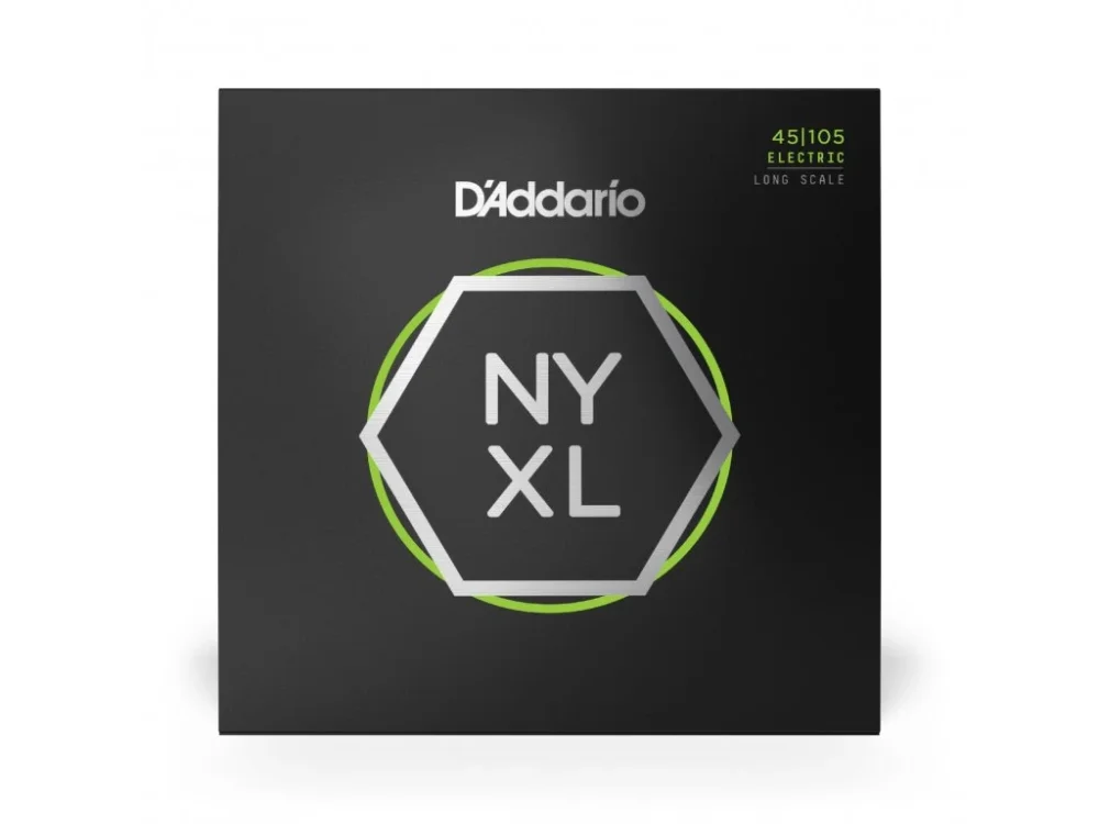 Nejlepší Volba D'Addario NYXL45105 Nickel Wound Bass Guitar Strings, Light Top / Med Bottom, 45-105, Long Scale