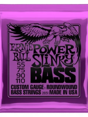 Dokud Zásoby Vydrží Struny na baskytaru Ernie Ball Power Slinky Bass EB 2831