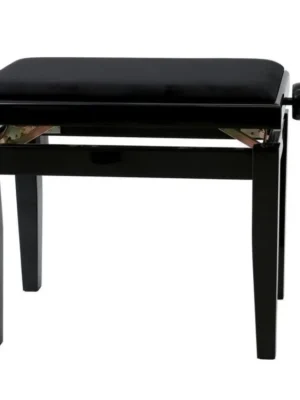 Originální Gewa Deluxe - Černý lesk - Klavírní stolička