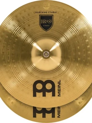 Vysoce Kvalitní TAMA - CYMBAL 16" MARCHING PAIR MEINL, MEDIUM MARCHING CYMBAL, BRASS, INCL. BR3 MA-BR-16M