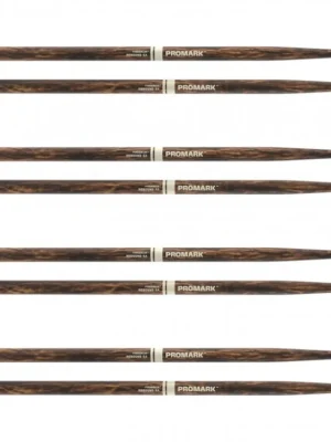 Značkový ProMark Rebound 5A FireGrain Hickory Drumstick, Acorn Wood Tip, 4-Pack