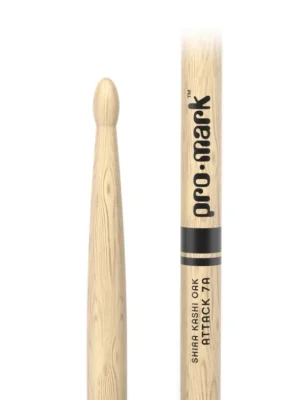 ProMark Classic Attack 7A Shira Kashi Oak Drumstick, Oval Wood Tip Cenová Bomba