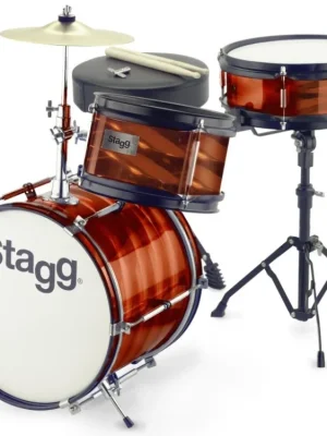 Stagg TIM JR 3/12B RD, dětská bicí sada, červená Akční Nabídka