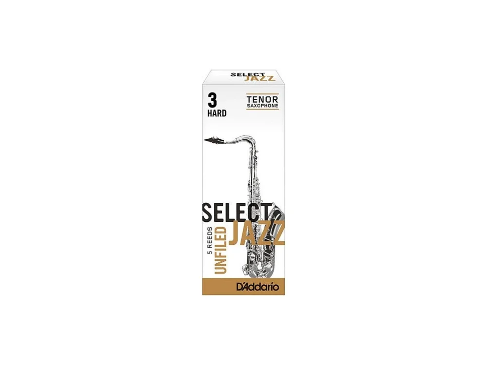 Ověřený D'Addario Select Jazz Unfiled plátek pro tenor saxofon tvrdost 3H