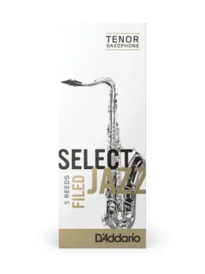D'Addario Select Jazz Filed Tenor Saxophone Reeds, Strength 3 Medium, 5-pack Ihned K Objednání