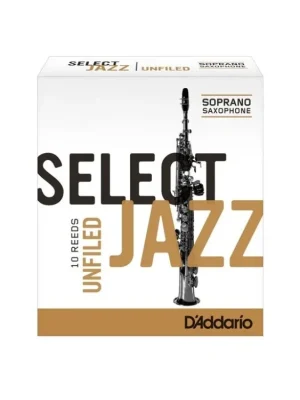 Tovární Cena Plátek na sopránový saxofon RICO Select Jazz č.3M Unfiled