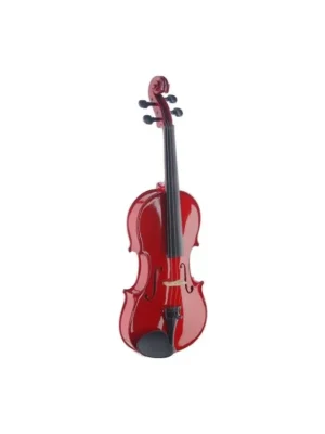 Expresní Doručení Stagg VN4/4-TR, housle s pouzdrem, červené