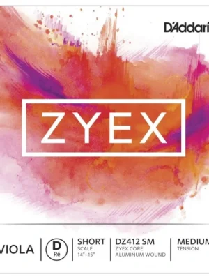 Nízká Cena D'Addario Zyex Viola Single D String, Short Scale, Medium Tension