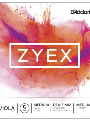 D'Addario Zyex Viola Single G String, Medium Scale, Medium Tension Cenová Bomba