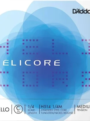 D'Addario Helicore Cello Single C String, 1/4 Scale, Medium Tension Oblíbený