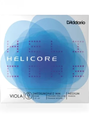 D'Addario Helicore Viola Single D String, Medium Scale, Medium Tension Super Cena