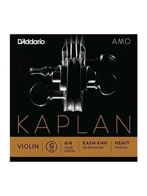 D'Addario Kaplan Amo Violin G String, 4/4 Scale, Heavy Tension Expresní Doručení
