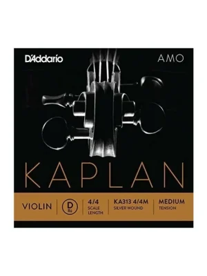 D'Addario Kaplan Amo Violin D String, 4/4 Scale, Medium Tension Výhodná Nabídka