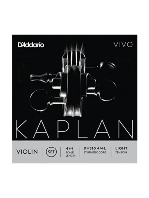 D'Addario Kaplan Vivo Violin String Set, 4/4 Scale, Light Tension Koupit Online