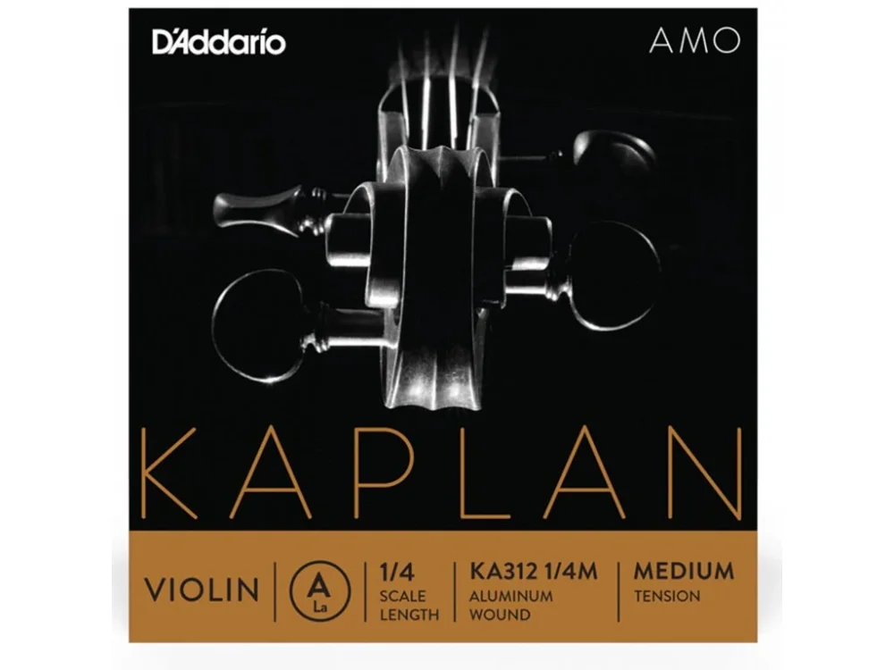 D'Addario Kaplan Amo Violin A String, 1/4 Scale, Medium Tension Nízká Cena