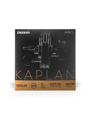 D'Addario Kaplan Amo Violin String Set, 1/2 Scale, Medium Tension Cenový Hit