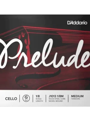 D'Addario Prelude Cello Single G String, 1/8 Scale, Medium Tension Poslední Šance