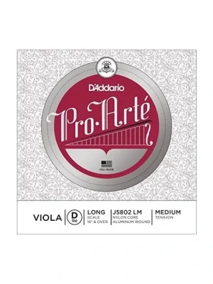 Přímo Od Výrobce D'Addario Pro-Arte Viola Single D String, Long Scale, Medium Tension