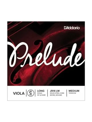 Nová Kolekce D'Addario Prelude Viola Single C String, Long Scale, Medium Tension