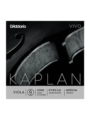 Super Cena D'Addario Kaplan Vivo Viola G String, Long Scale, Medium Tension