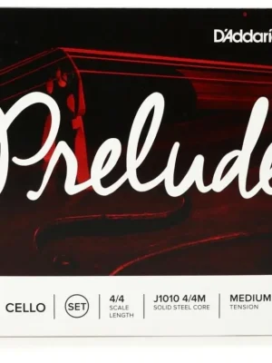 D'Addario Prelude Cello String Set, 4/4 Scale, Medium Tension Must-Have