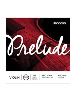 Poslední Šance D'Addario Prelude Violin String Set, 1/16 Scale, Medium Tension