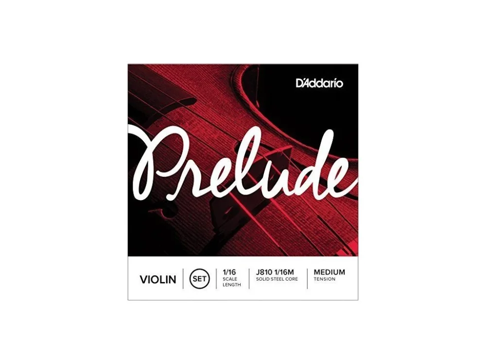Poslední Šance D'Addario Prelude Violin String Set, 1/16 Scale, Medium Tension