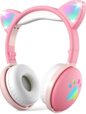 Bezdrátová sluchátka MOZOS KID-DOG-BT-PINK Levný