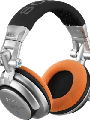 Earpad Set VELOUR for Sony MDR-V700 DJ and Allen & Heath XD53/ XD2-53 Tangerine Ověřený