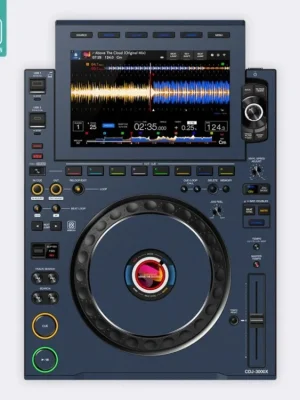 Top Prodej Skin CDJ-3000X FULL COLORS Midnight Blue