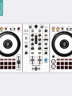 Omezená Nabídka Skin DDJ-400 FULL COLORS White