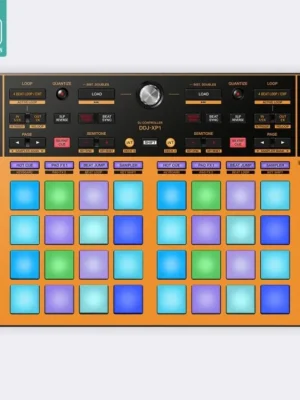 Omezená Nabídka Skin DDJ-XP1 FULL COLORS Sunset Orange