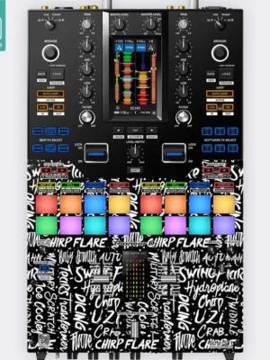 Speciální Cena Skin DJM-S7 SCRATCH STYLE Black