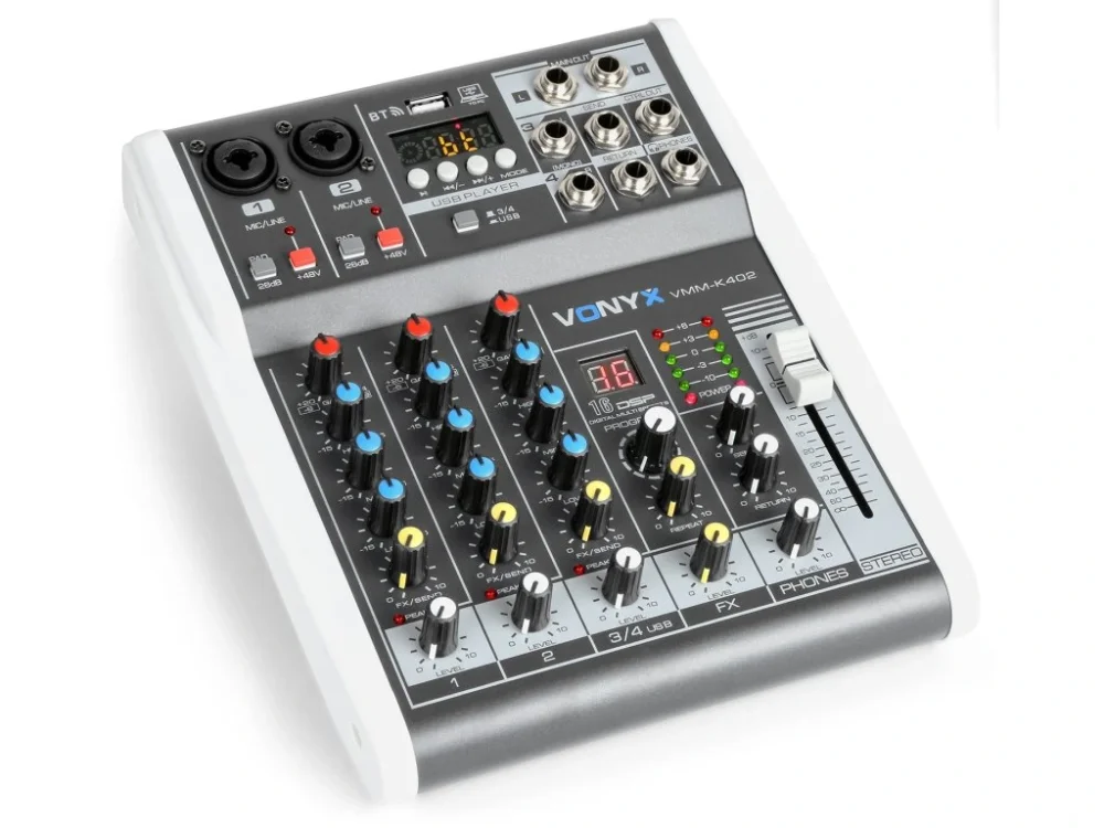 VMM-K402 4-Kanálový mixážní pult s DSP Tovární Cena