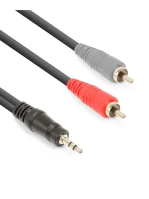 Sleva CX334-1 kabel 3,5 mm stereo jack - 2x RCA 1,5m