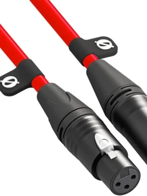 XLR CABLE-6m red Zlevněný