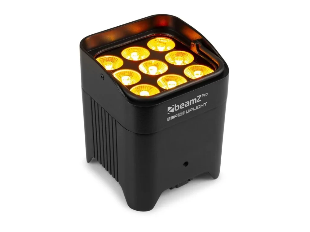 BBP59 Battery Uplight Par 9x 12W IP65 Výprodej